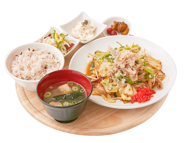 野菜炒めランチ